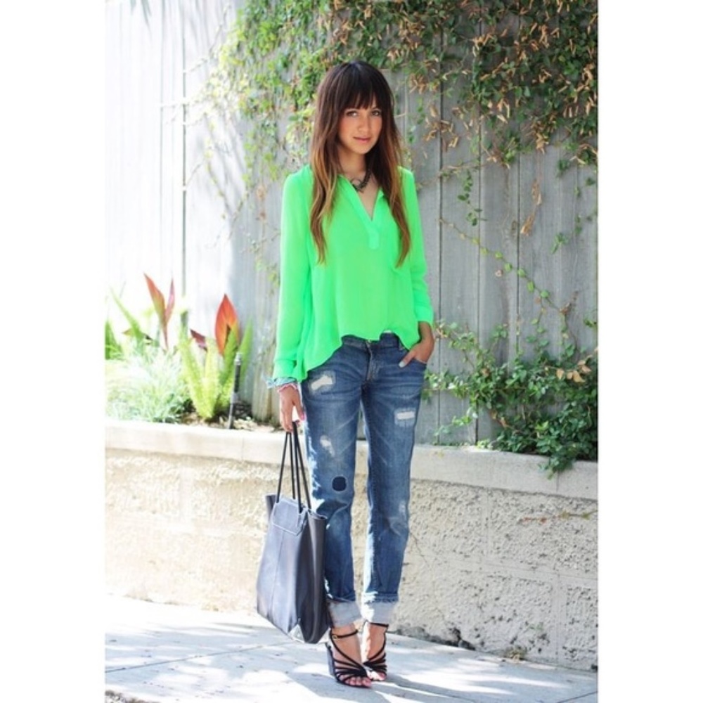 Green Rory Beca blouse